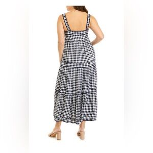 Crown & Ivy - NWT navy gingham dress